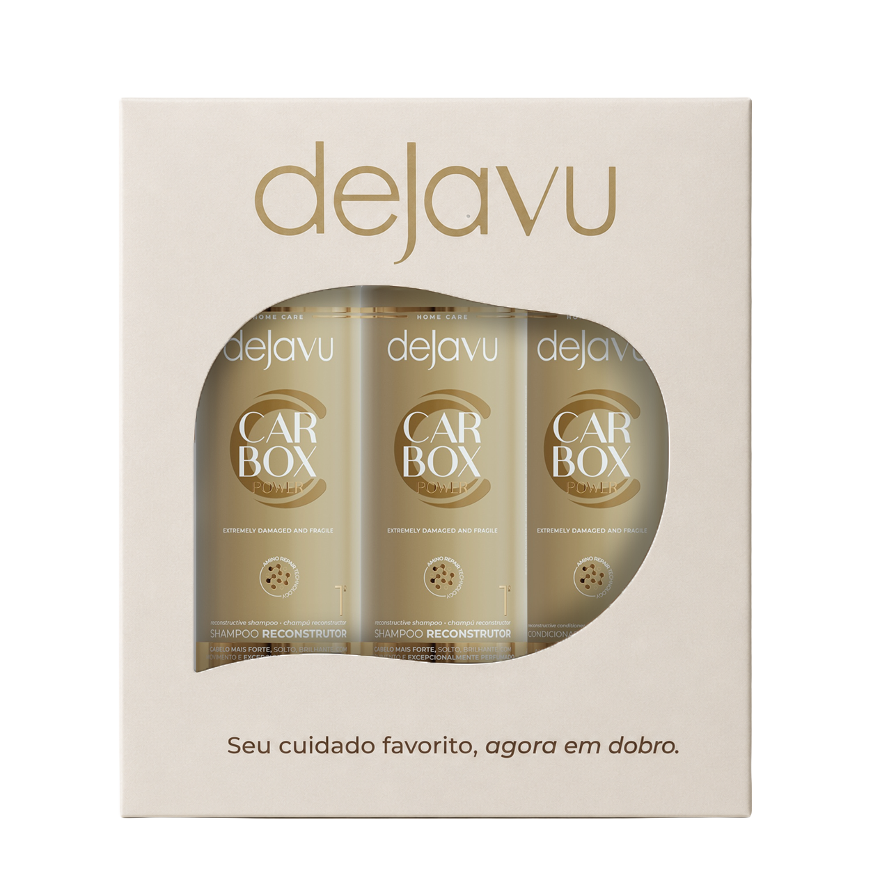 KIT SHAMPOO EM DOBRO CARBOX POWER 