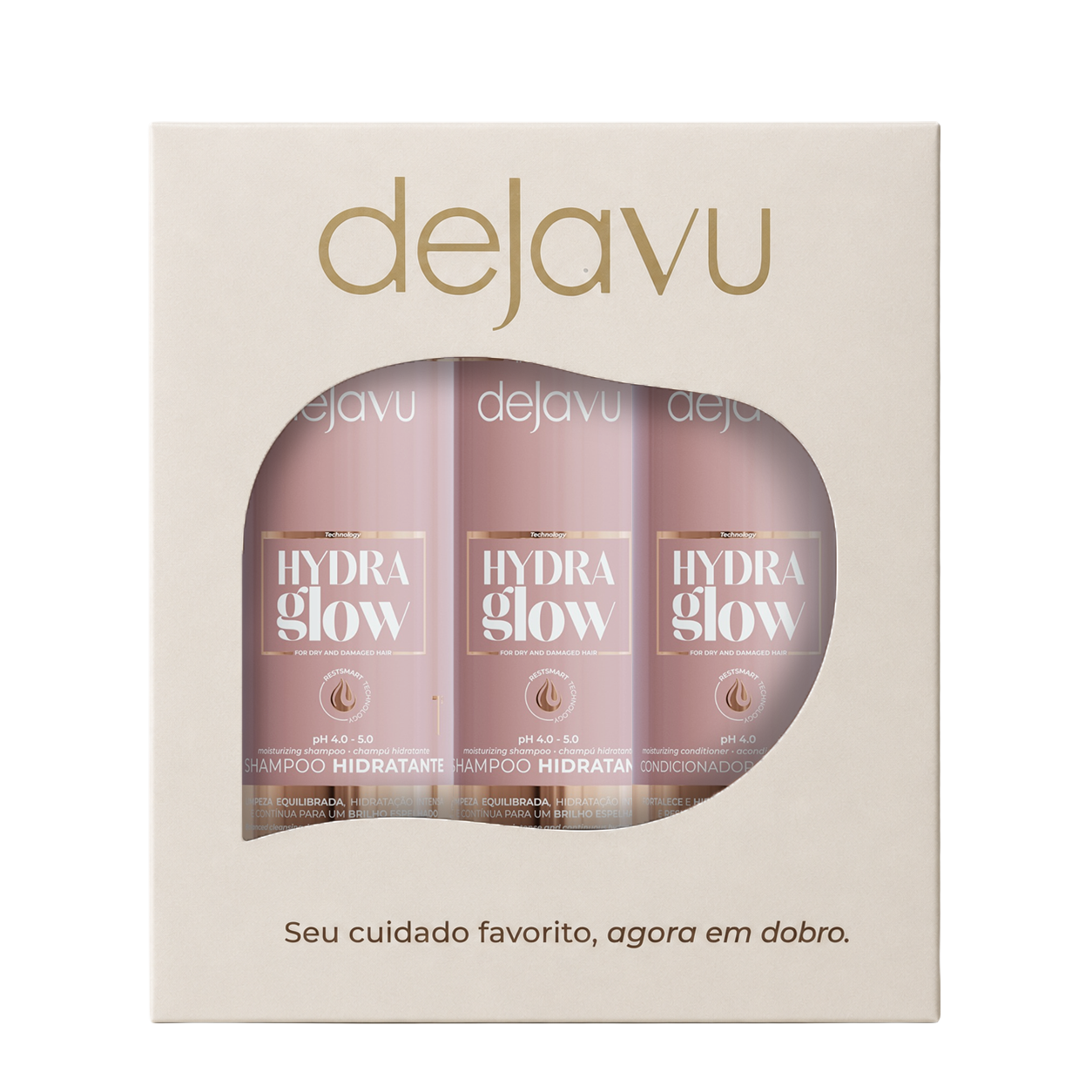 KIT SHAMPOO EM DOBRO HYDRAGLOW